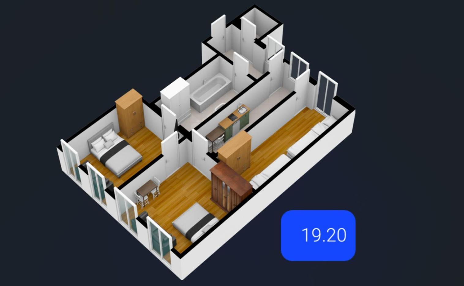 Elegant Three-Bedroom Suite Вена Экстерьер фото